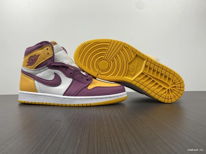 Chep Onekick Jordan Air OG 555088-706 High 1 Brotherhood 0727